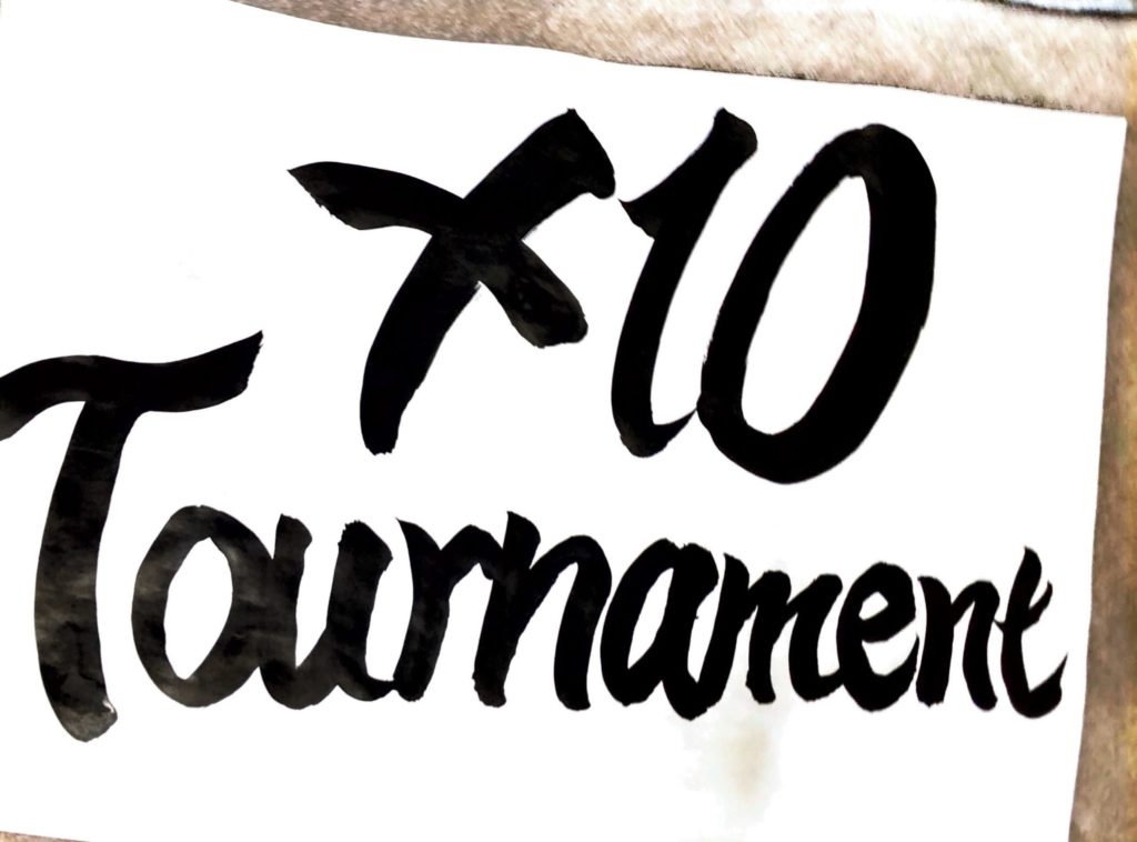 「X10 Tournament」ロゴ原案